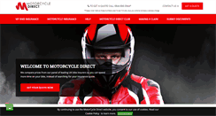 Desktop Screenshot of motorcycledirect.co.uk